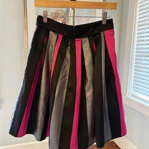 Stylish Pink and Black Women's Skirt